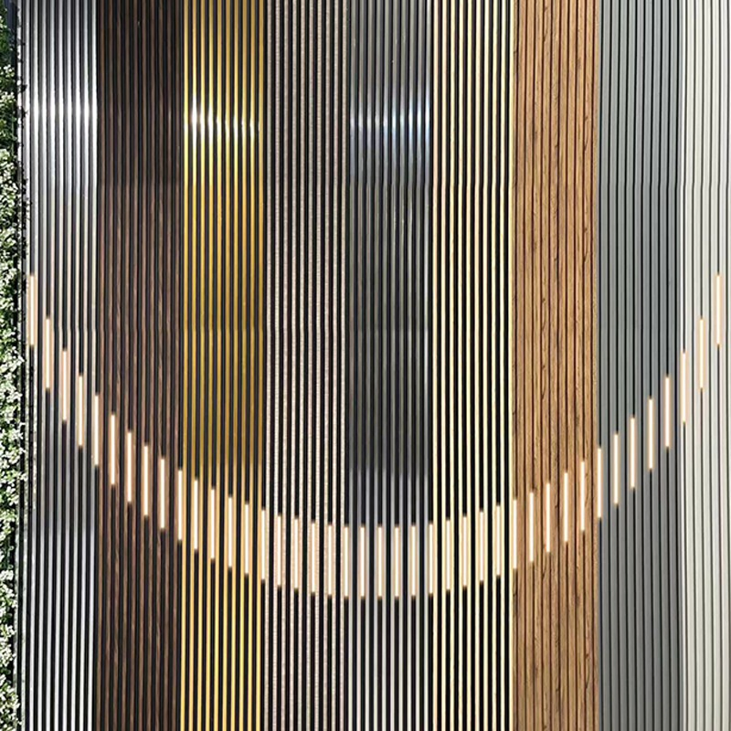 Outdoor Weaving Style Exterior Wall Siding Panel Co Extrusion Panel WPC Wood Wall Cladding Panel