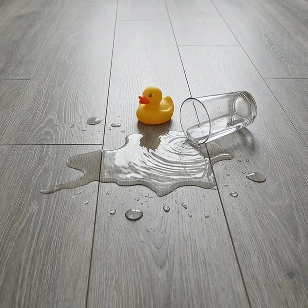 HDF AC4 Waterproof Vinyl Engineered Wood Wooden Spc MDF HDF Laminated Laminate Flooring for Home Decoration