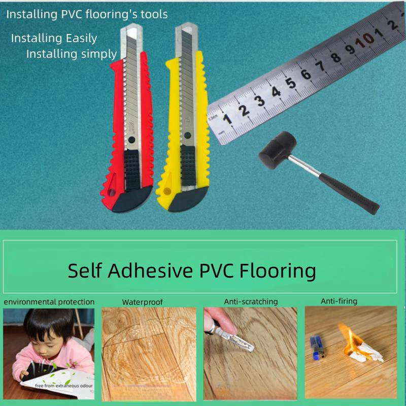 Luxury Factory Directly Adhesive Waterproof Floor Lvt PVC Vinyl Plastic Flooring Plank