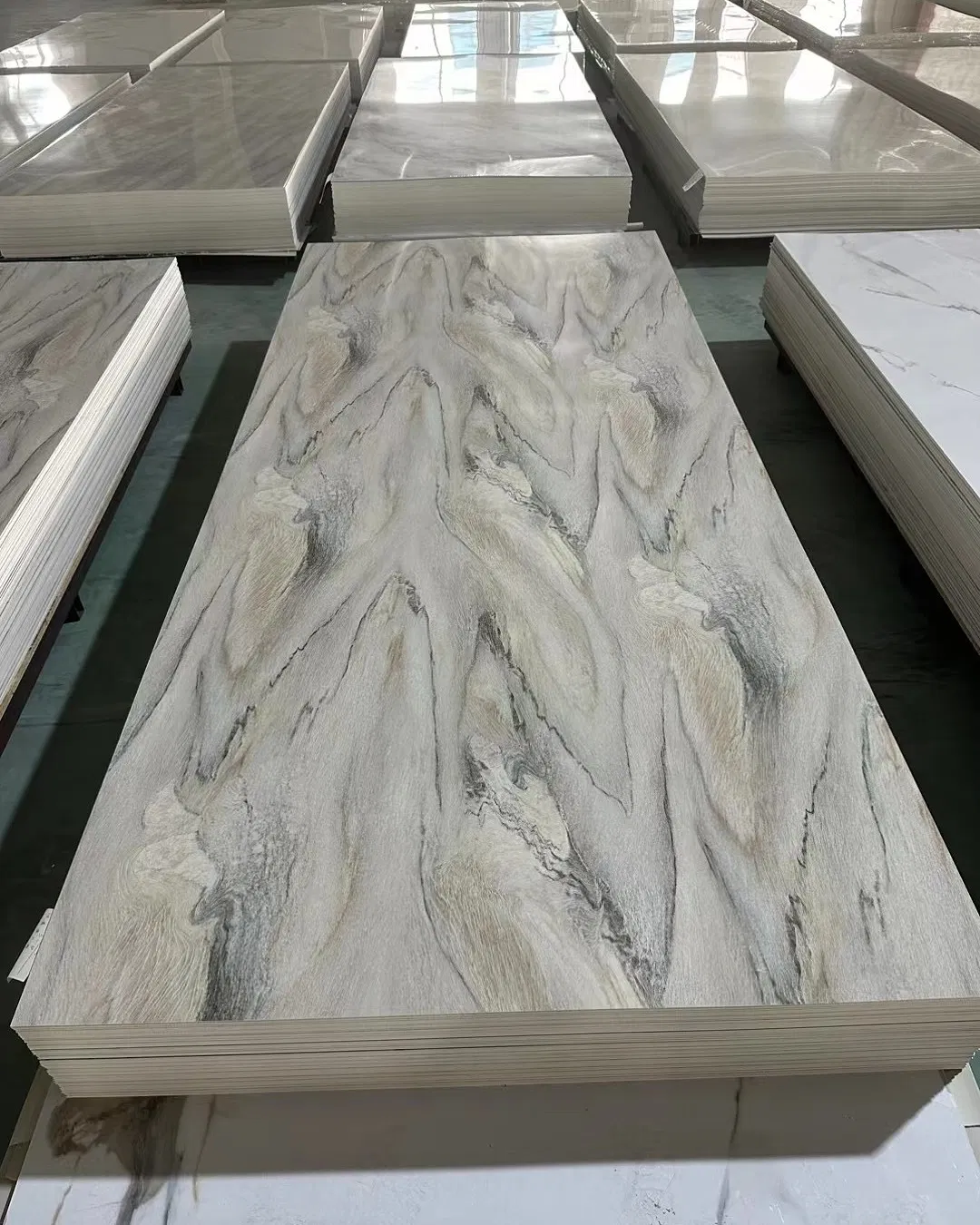 High Gloss PVC Panel 4*8FT Wall Marble Sheet UV Board Wall Cladding
