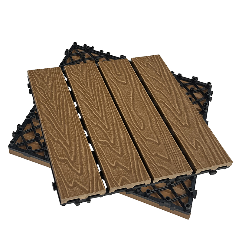 Hot-Selling WPC Decking Tiles High Quality Plastic Wood Flooring Tiles