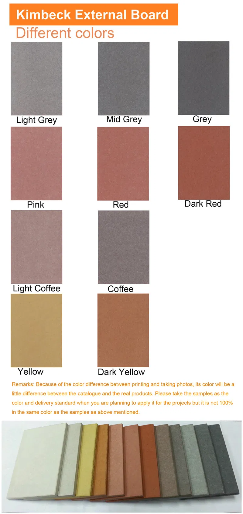 Fiber Cement Board Colors