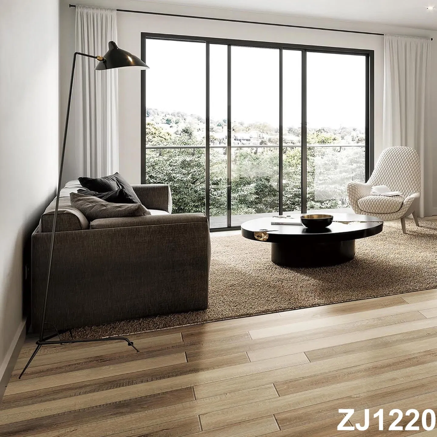 Waterproof Eco Friendly Click Lock Wear Resistant Spc Vinyl Plank Flooring for Warehouse High Traffic