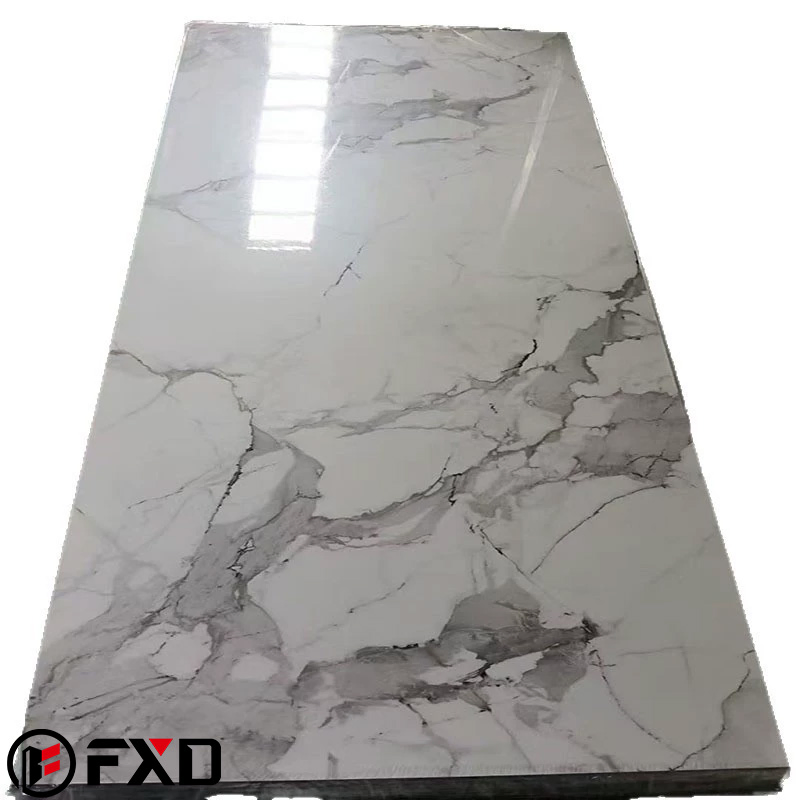 Wear-Resistant and Scratch-Resistant PVC Wall Panel UV PVC Marble Sheet