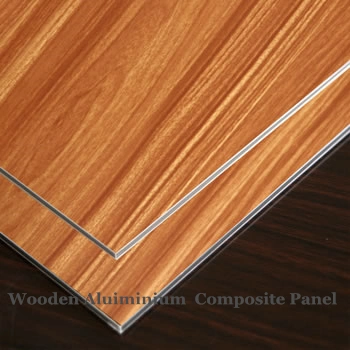 Wood Grain Wall Cladding Aluminium Composite Panel
