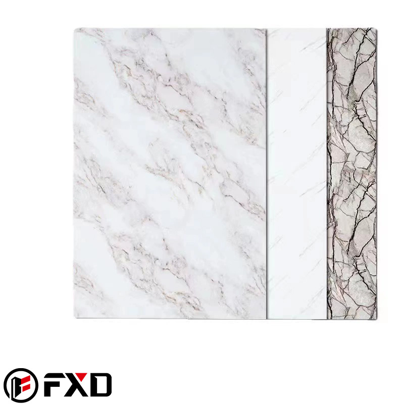 Wear-Resistant and Scratch-Resistant PVC Wall Panel UV PVC Marble Sheet