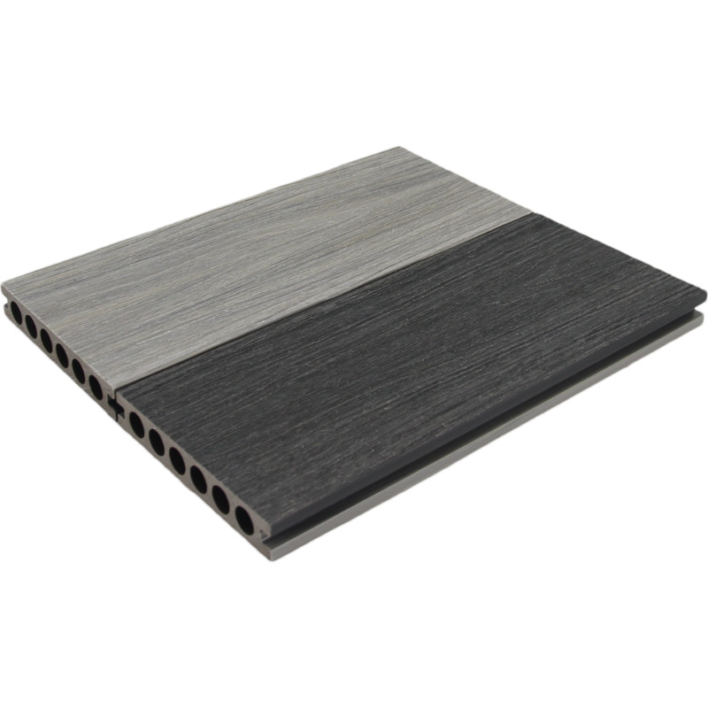2025 New Hollow WPC Wood Plastic Composite Outdoor Bi-Color Colorful Deck