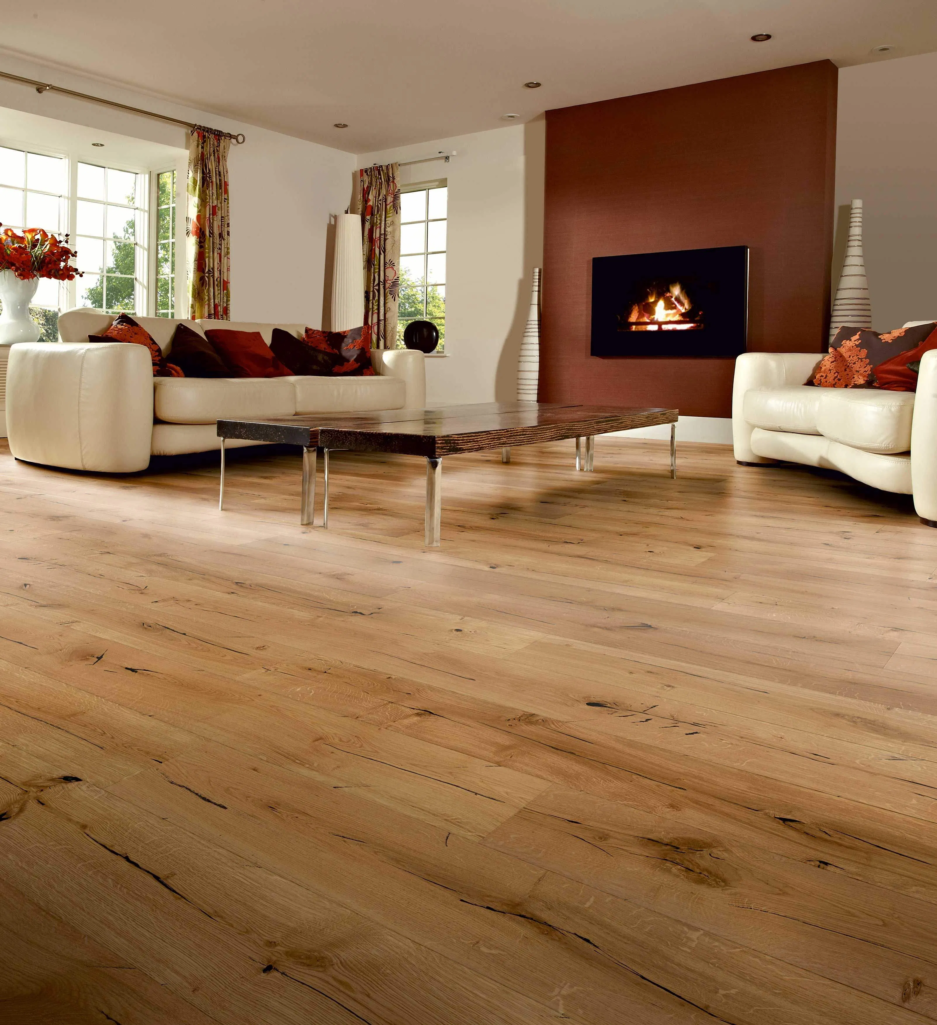 Laminated Flooring Engineered Wood Laminate Flooring Waterproof HDF AC4 8mm 12mm Parquet Wood Laminate Flooring