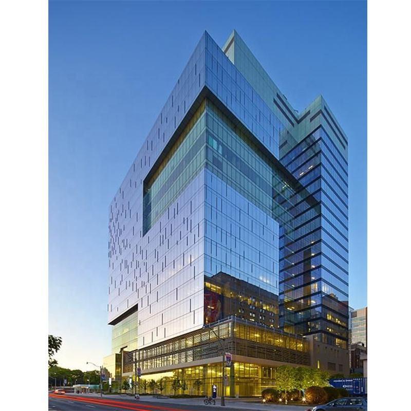Exterior Laminated Glass Curtain Wall Aluminum Facade Cladding