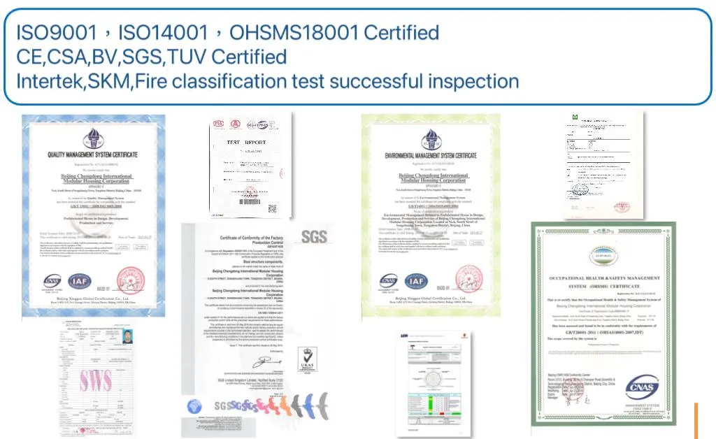 Certifications