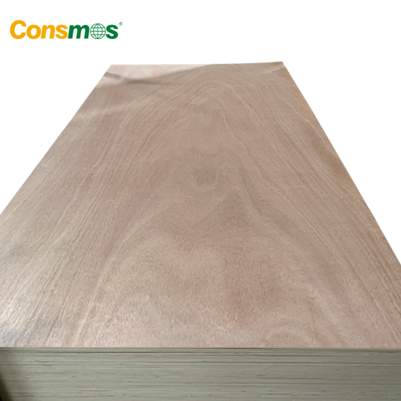 FSC/Carb/CE/ISO 3mm E1/E0 Glue Okoume Poplar Core Commercial Plywood Price