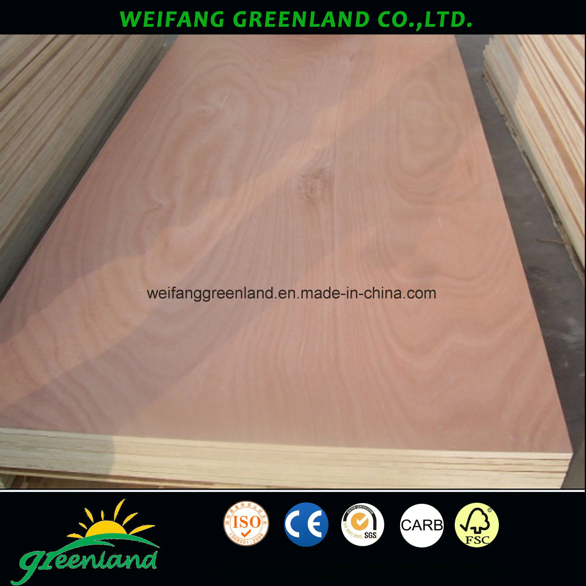 Good Quality Poplar Core Commercial Plywood for High Grade Furniture Produce