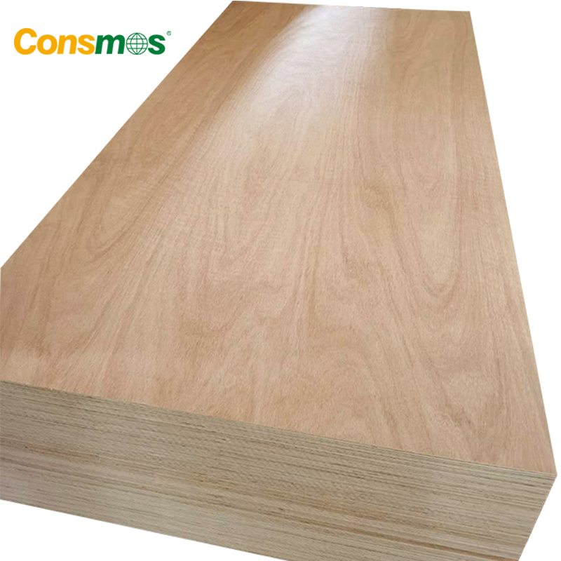 Comsmos 12mm 15mm 18mm Bintangor Okoume Birch Pine Faced Commercial Plywood