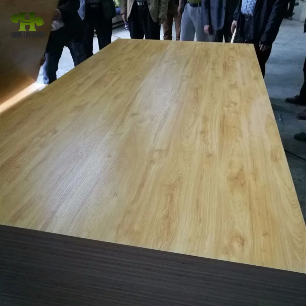 Solid Color Double Sides 18mm Melamine Laminated Commercial Plywood