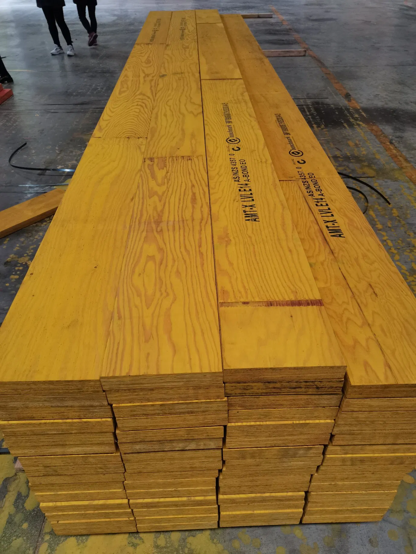 LVL Structural H2s Larch Pine Scaffold Plank Boards LVL Plywood for Construction