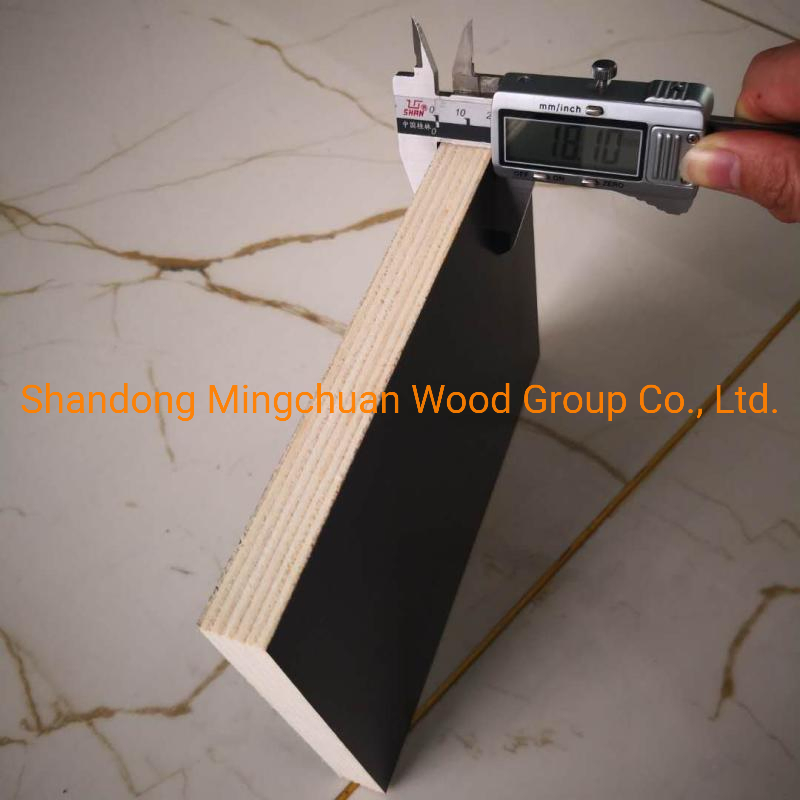 18mm Hardwood Combi Poplar Core Commercial Plywood Construction Marineplex Shuttering Formwork Film Faced Plywood
