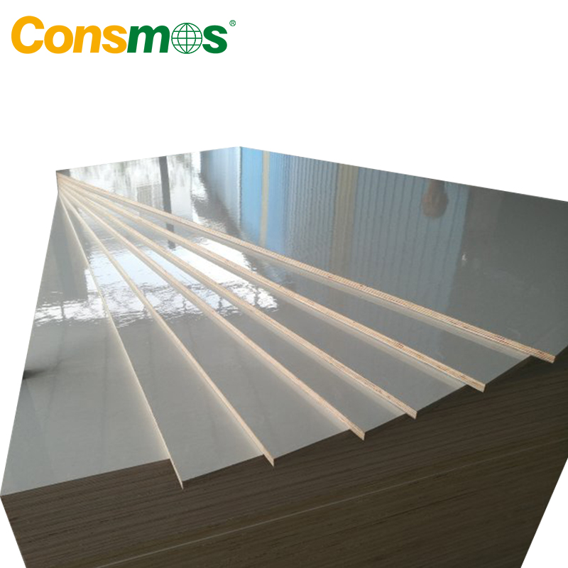 Hot Sale 2.5-40mm Waterproof Fire Retardant Gloss Laminated Cabinet HPL Marine Plywood Boards