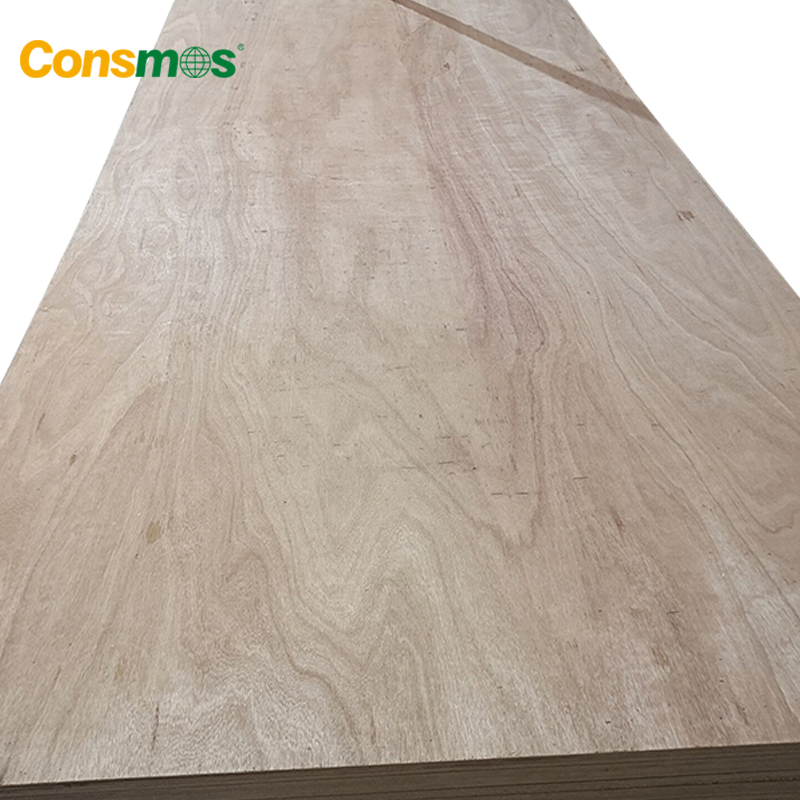 FSC/Carb/CE/ISO 3mm E1/E0 Glue Okoume Poplar Core Commercial Plywood Price