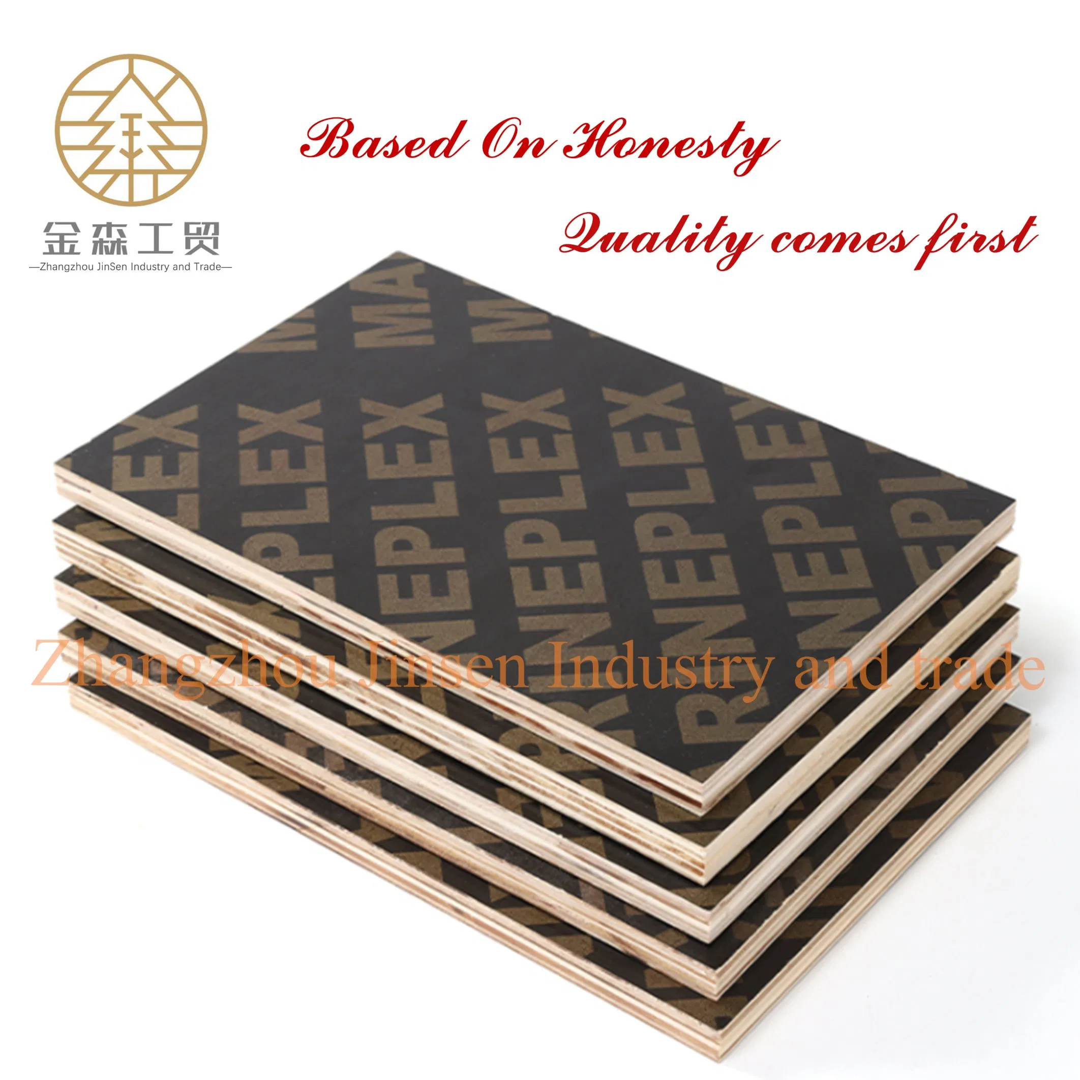 9mm/12mm/15mm/18mm 1220mm*2440mm Marine Plywood/Film Faced Plywood with Combi Core