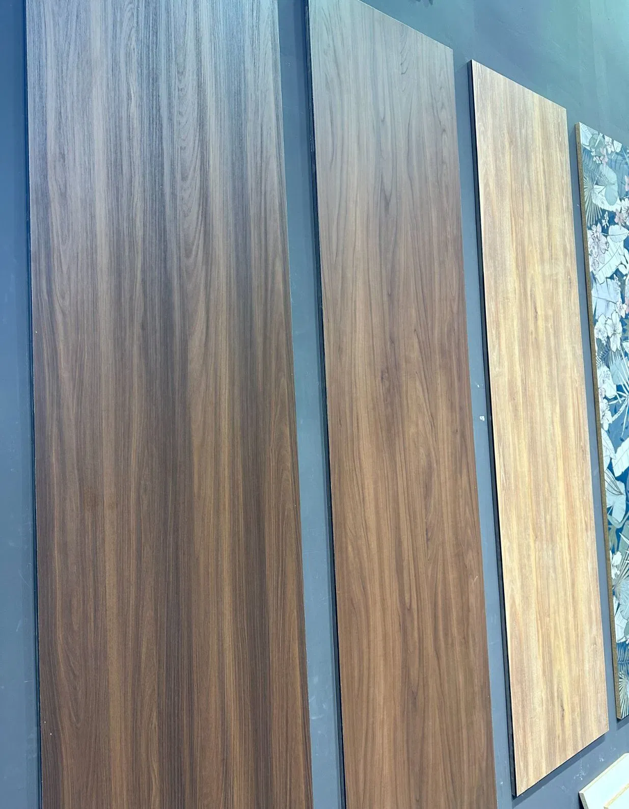 Black Walnut Veneered Fancy MDF Decorative Plywood for Cabinet