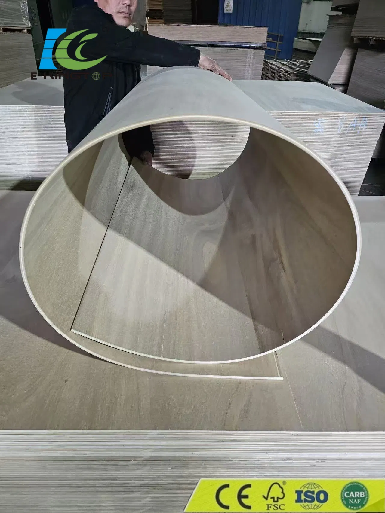 Super Paulownia, Hardwood, EV Material Soft Bending Plywood /Flexible Plywood for Furniture