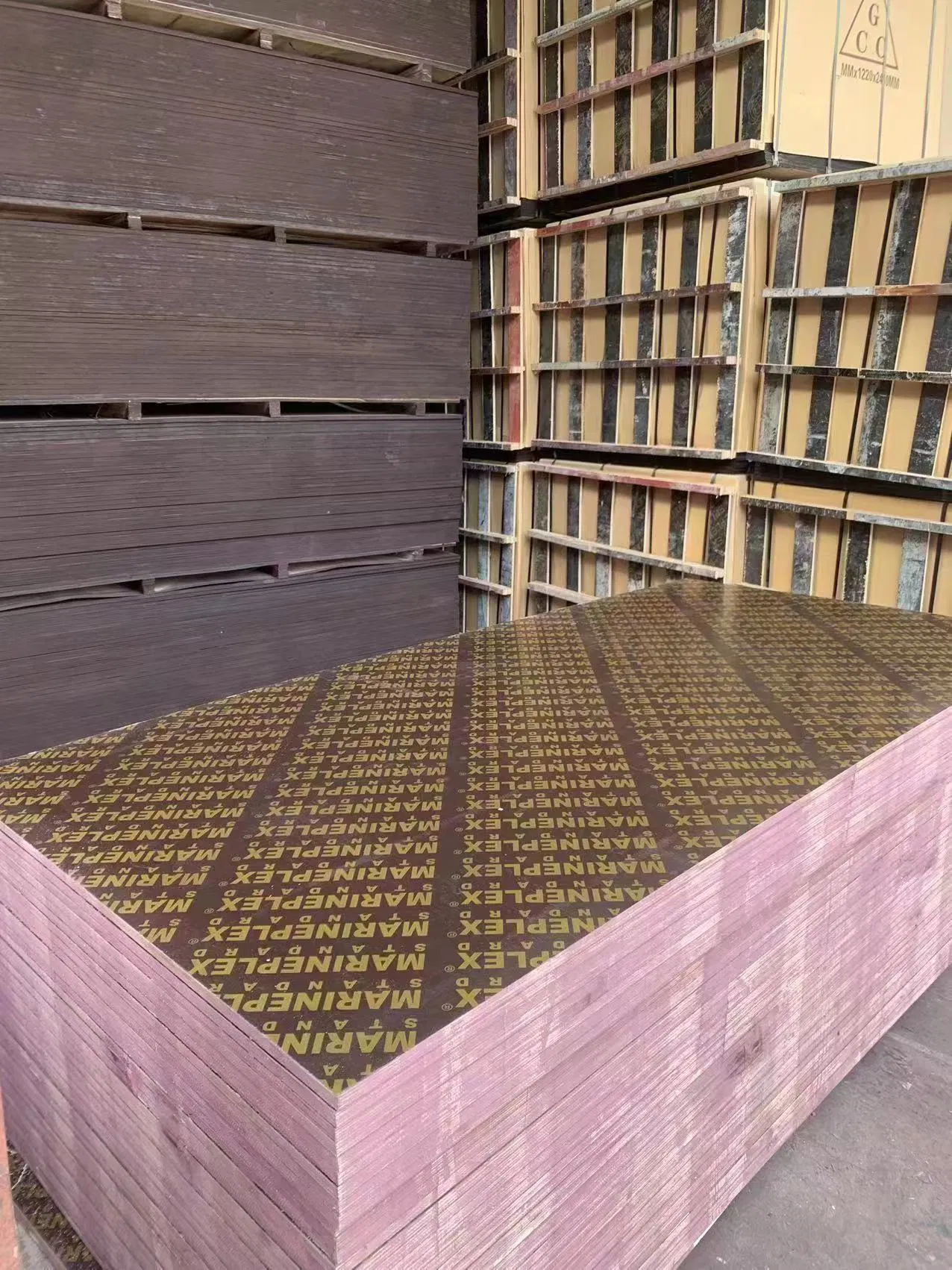 1220*2440*18mm Waterproof Film Face Marine Plywood for Building