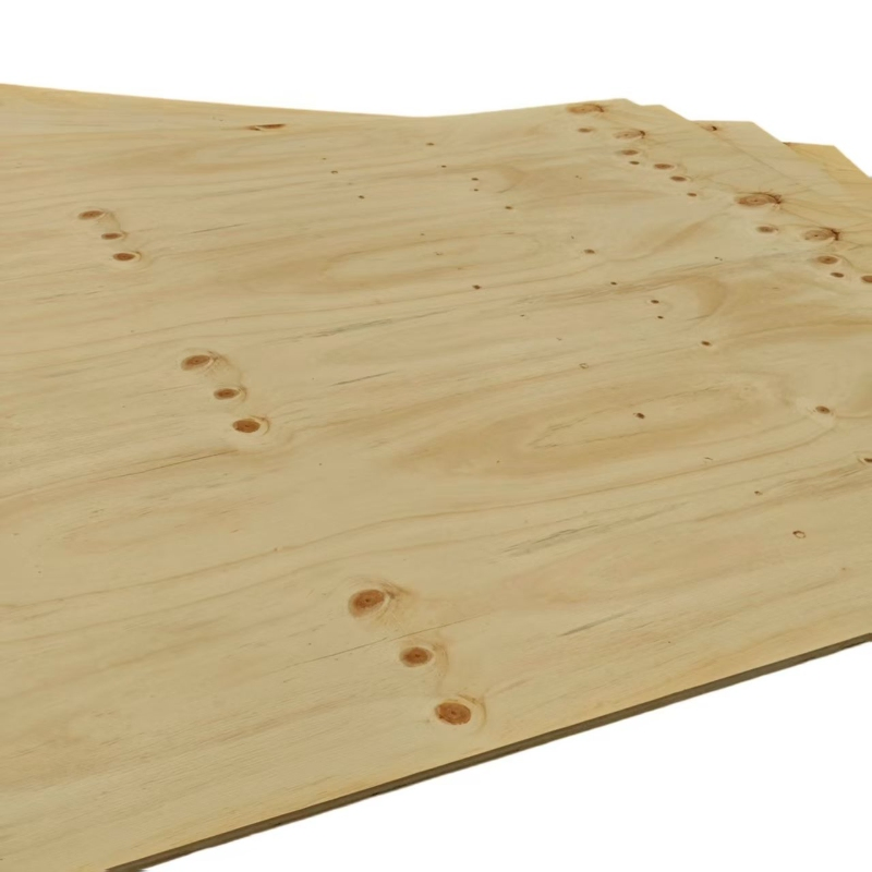 9mm CDX Pine Plywood Poplar Core Plywood Structural Plywood Sheet Waterproof for Outdoor Use