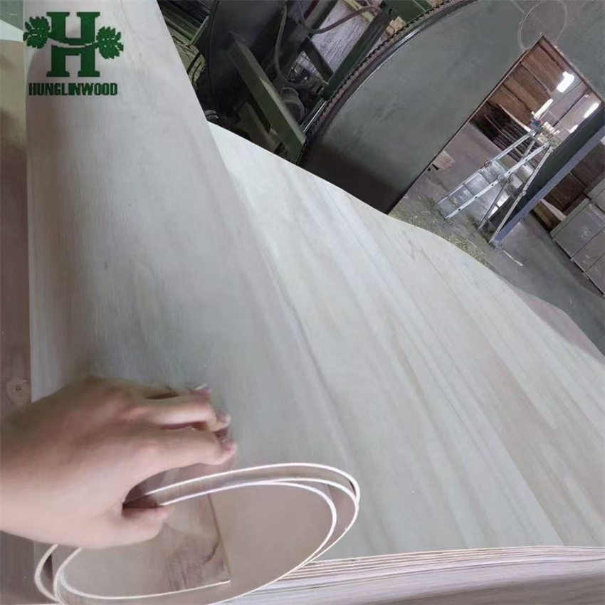 3mm, 5mm, 8mm, 12mm Bending Plywood Flexible Paulownia Plywood for Cabinets