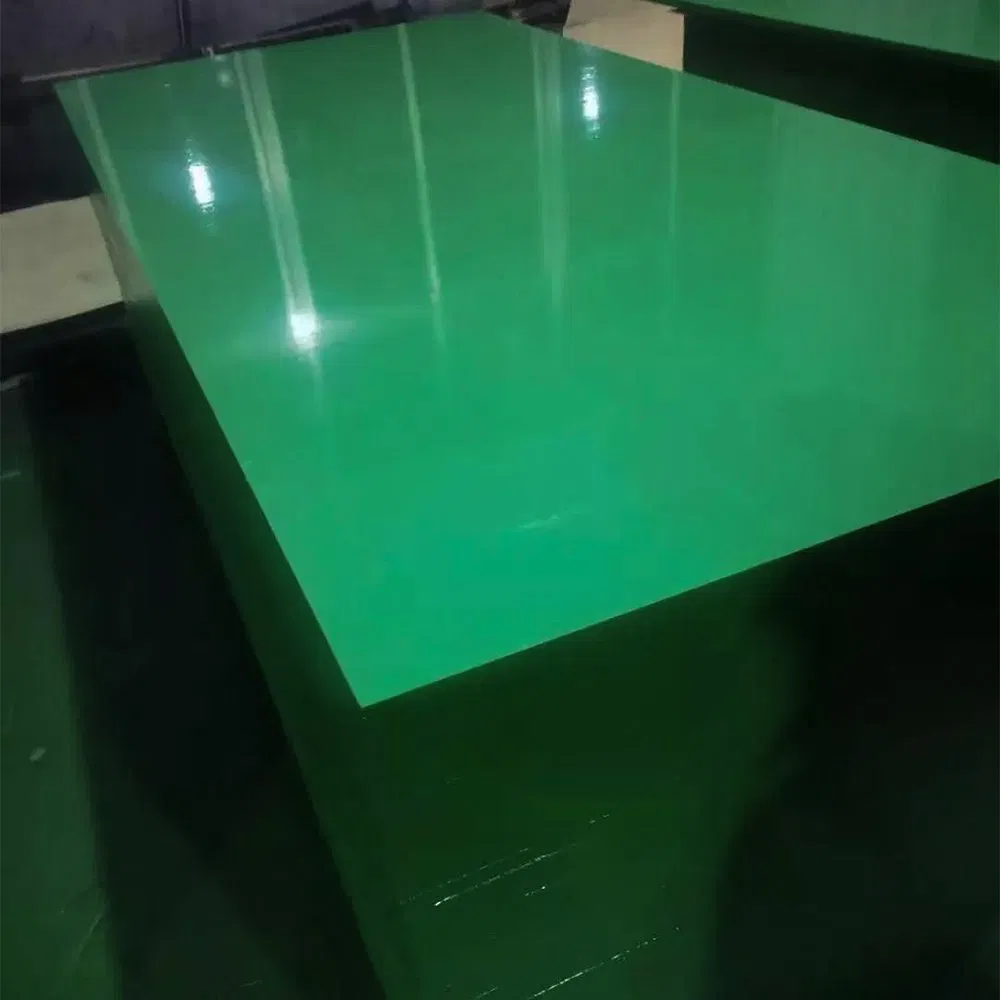 Adto 6-35mm Green E0 Waterproof Smooth PVC PP PU Plastic Film Faced Plywood