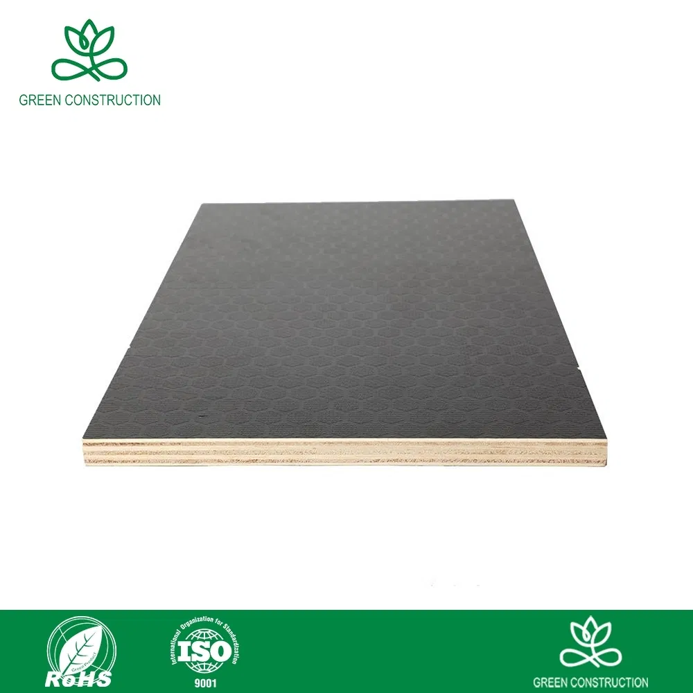 Green Construction Wood Building Formwork Wholesaler Fire Retardant Customizable Plastic Laminated Plywood