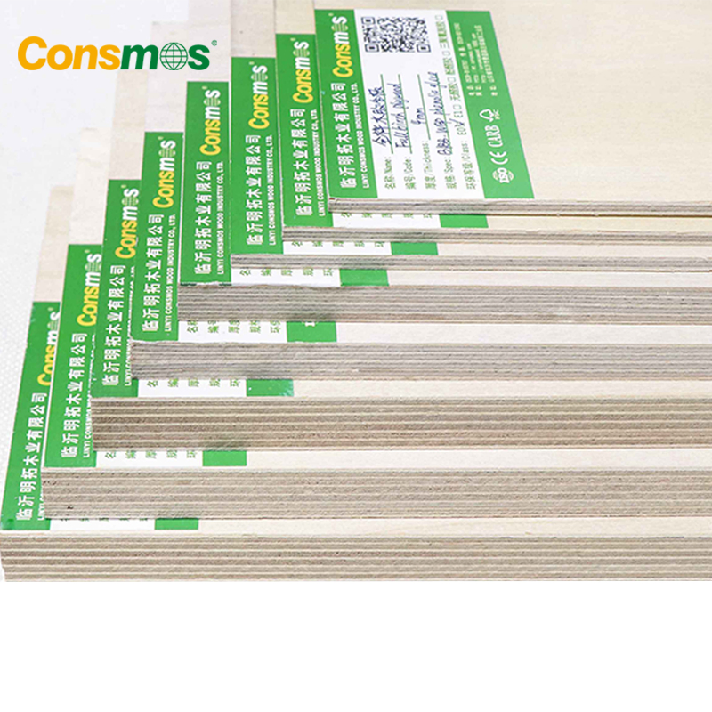 9mm 12mm 18mm BB/CC E0 Dynea Glue Full Baltic Birch Plywood for Construction