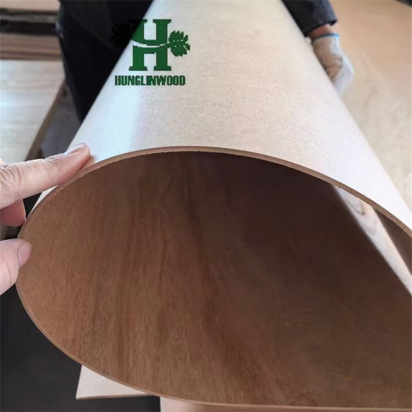 3mm, 5mm, 8mm, 12mm Bending Plywood Flexible Paulownia Plywood for Cabinets