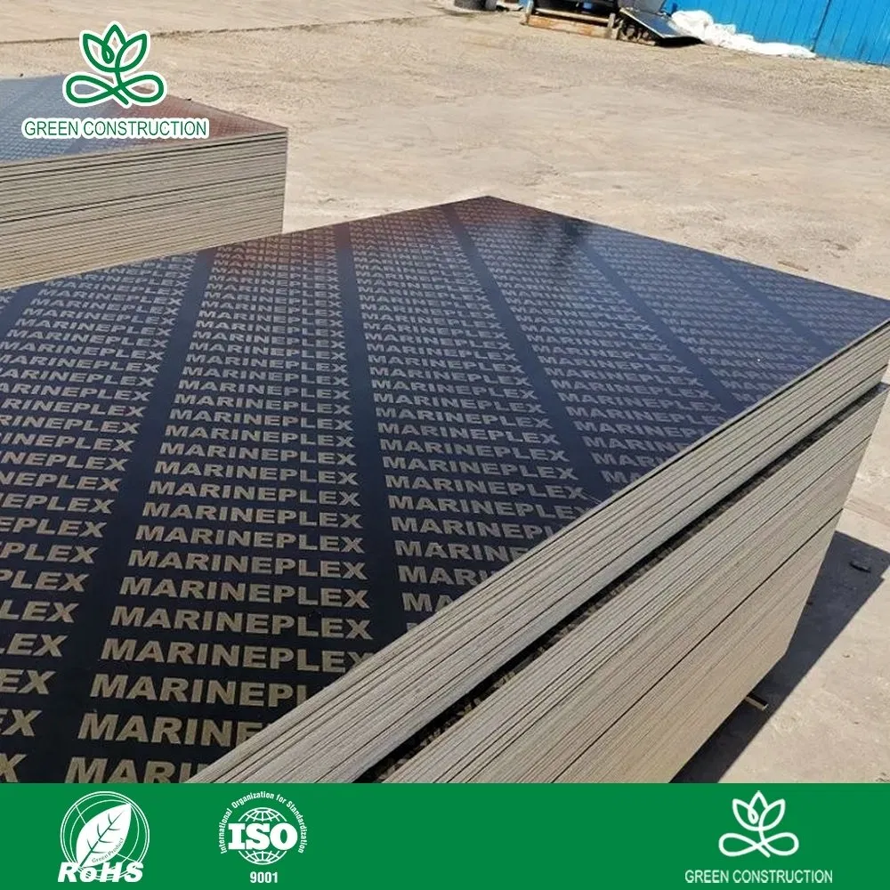 Green Construction Wood Building Formwork Wholesaler Fire Retardant Customizable Plastic Laminated Plywood