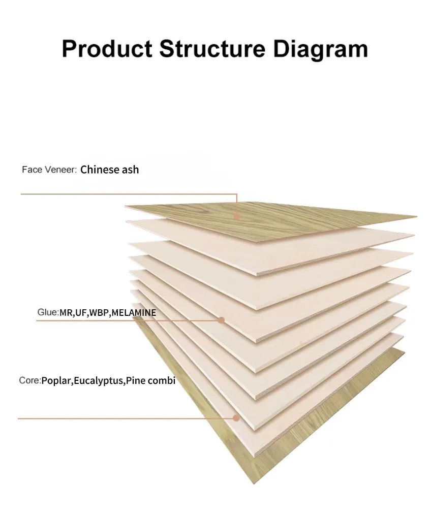 Chinese Ash Plywood Detail