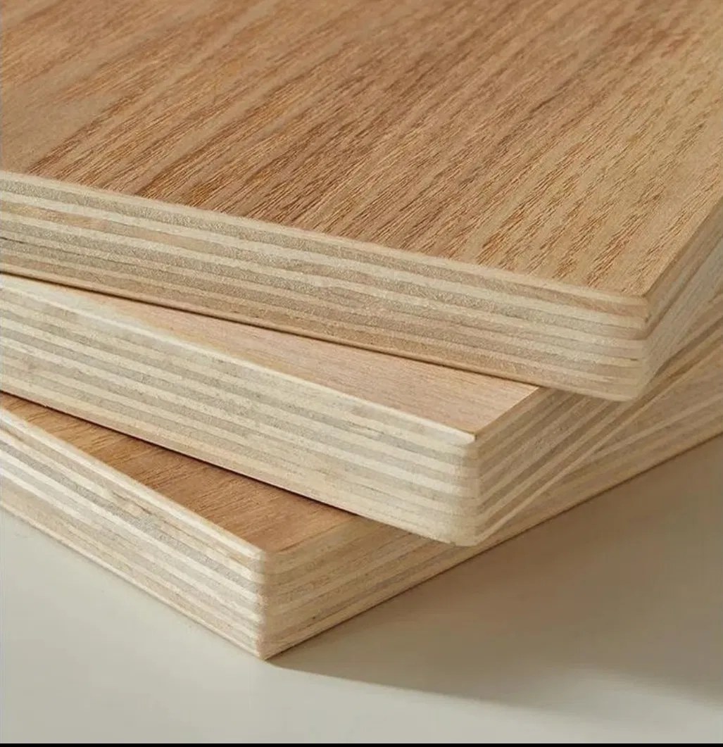 15mm 16mm 18mm High Glossy Hardwood Core Melamine Plywood Board for Furniture