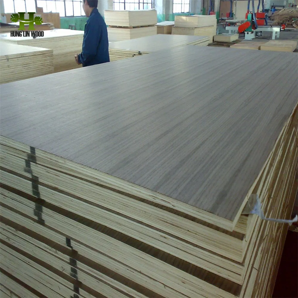 Solid Color Double Sides 18mm Melamine Laminated Commercial Plywood