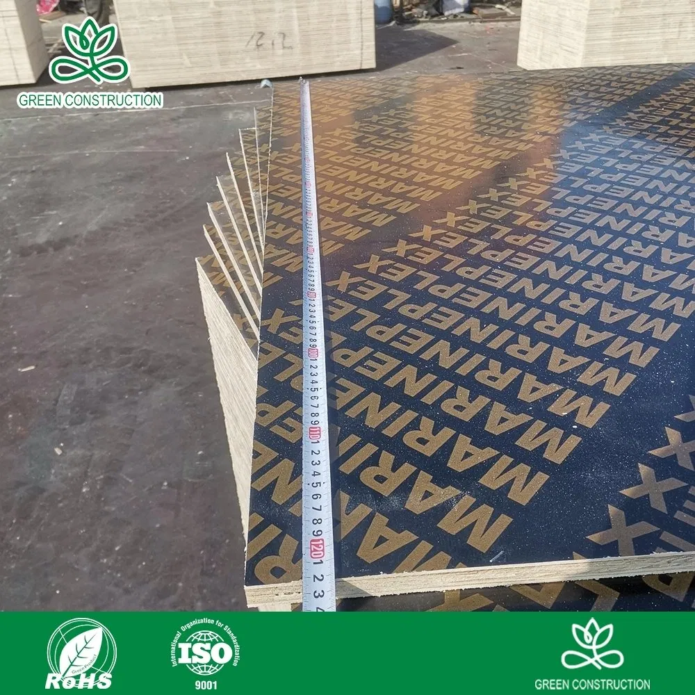 Green Construction Wood Building Formwork Wholesaler Fire Retardant Customizable Plastic Laminated Plywood