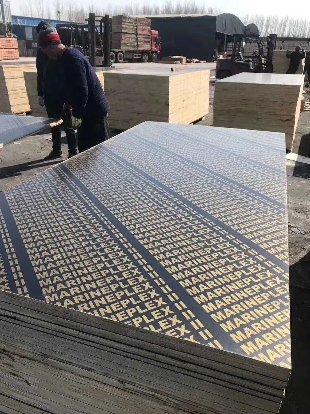 1220*2440*18mm Waterproof Film Face Marine Plywood for Building