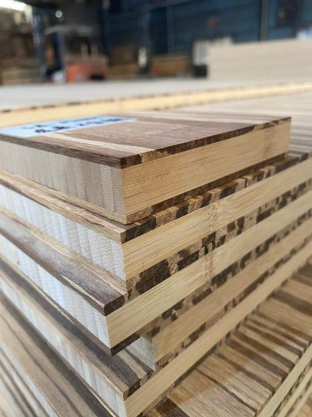 High-Density Zebra Grain Finish Strand Woven Bamboo Plywood Panel