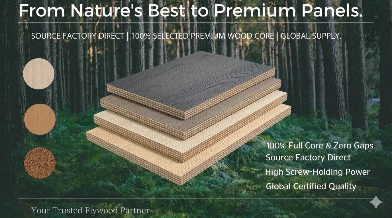 Eucalyptus Commercial Wood Calibrated Plywood