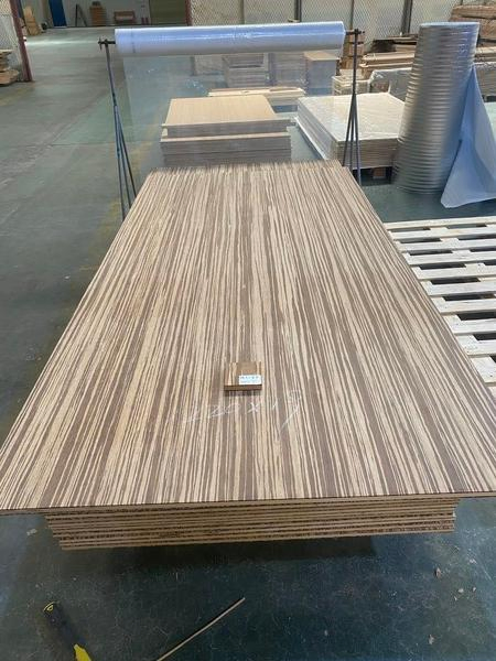 High-Density Zebra Grain Finish Strand Woven Bamboo Plywood Panel