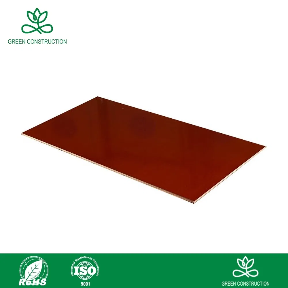 Green Construction Wood Building Formwork Wholesaler Fire Retardant Customizable Plastic Laminated Plywood