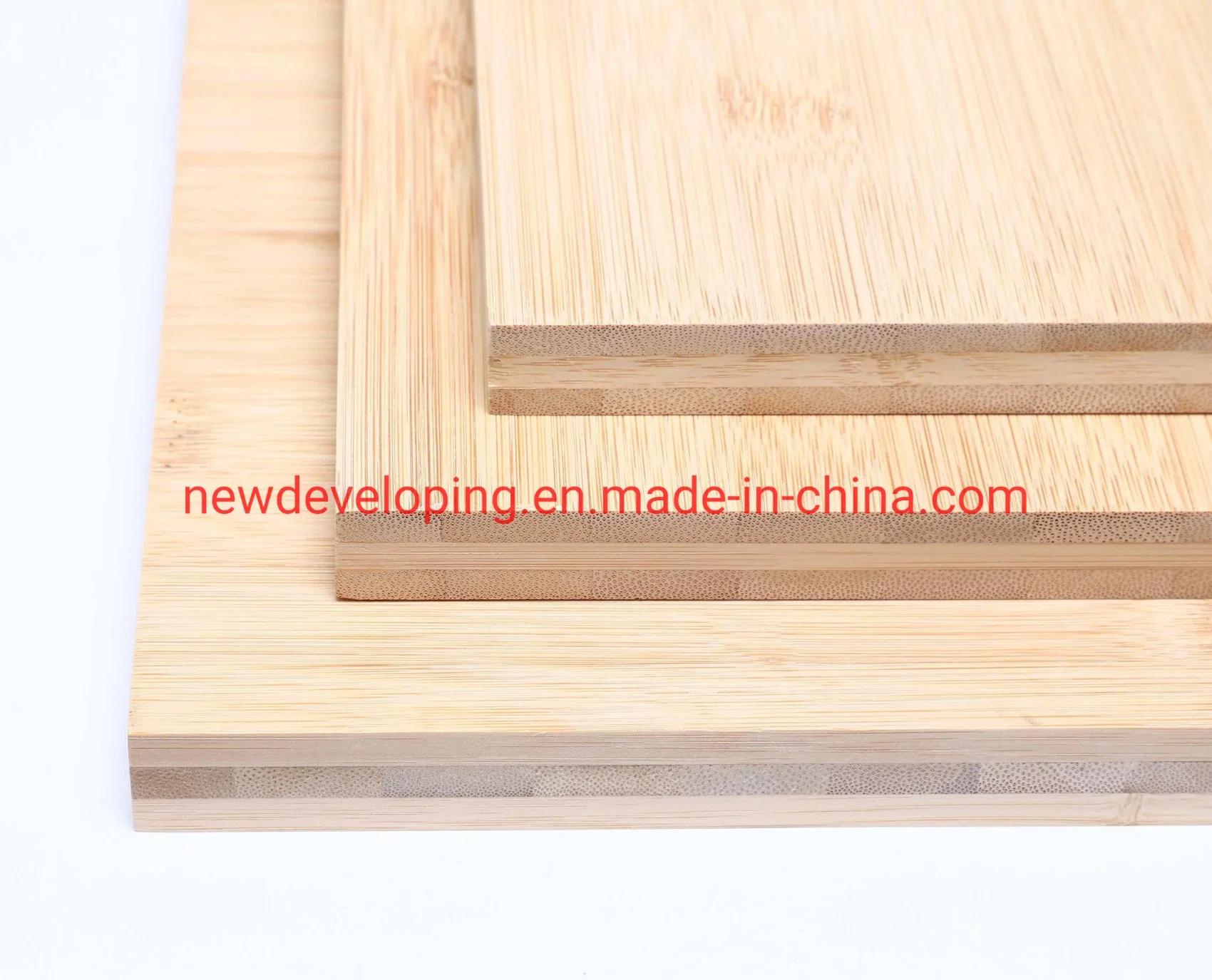 E0 Standard Bamboo Panel Laminated Plywood Sheet 19 mm