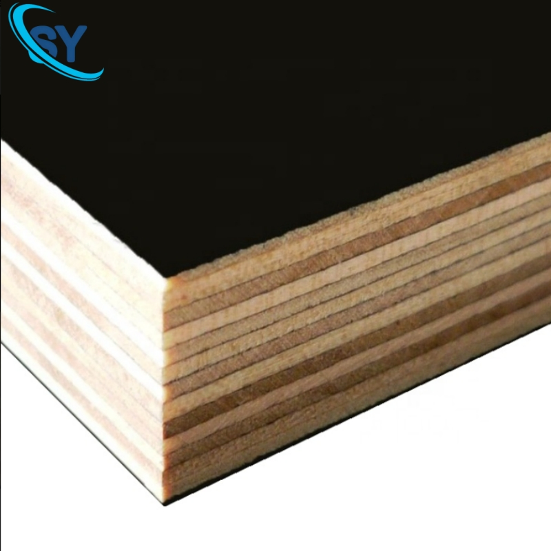 1250X2500X15mm 18mm Black Marine Bamboo Plywood Birch Wood Bamboo Birch Poplar Eucalyptus Film Faced Plywood Scaffolding Board Film Faced Plywood
