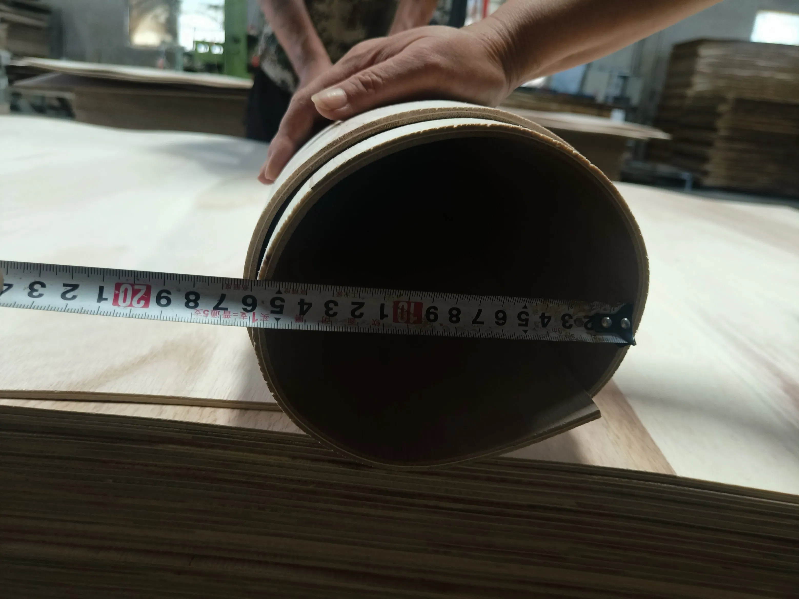 Full Paulownia Flexible Plywood Malaysia India Bent Plywood for Sale