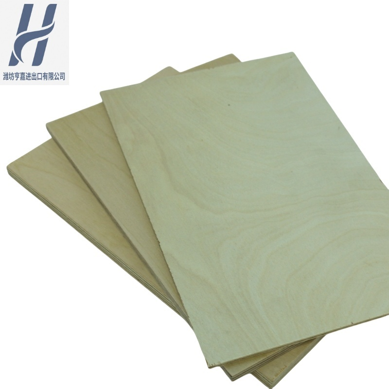 Hengjia E0 1220X2440mm 2mm-18mm Marine Furniture Grade Baltic Full Birch Plywood
