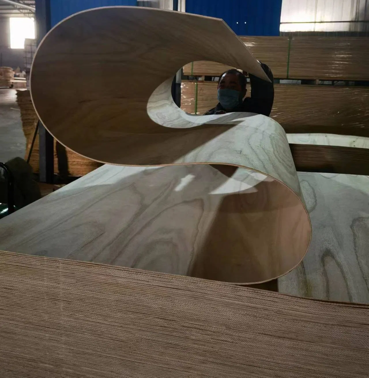 Factory Price Flexible Bendable Plywood for Curved Furniture and Decoration