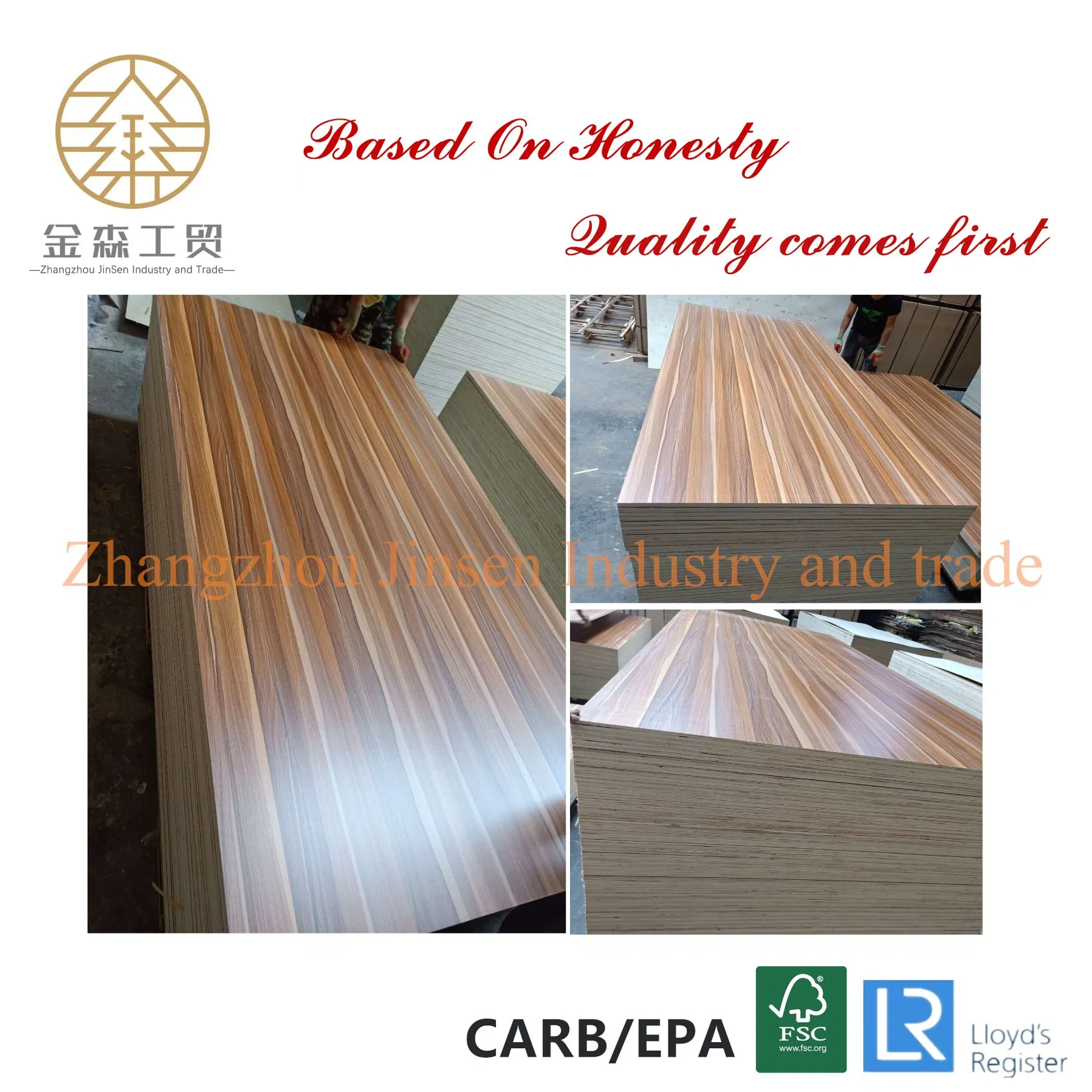 China Factory Commercial Plywood or Particleboard or Melamine Plywood with Cheap Price