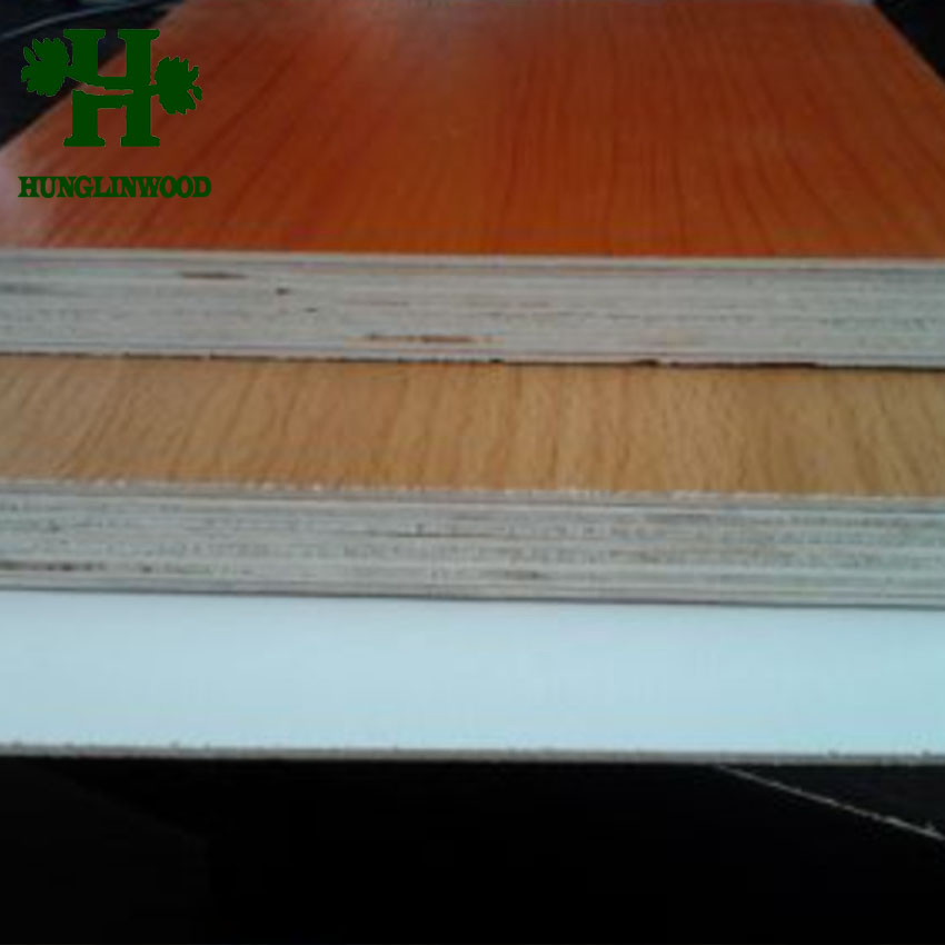 Solid Color Double Sides 18mm Melamine Laminated Commercial Plywood