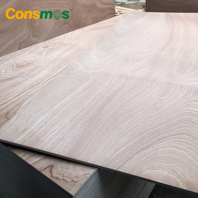 1220*2440mm Waterproof Poplar Core E0 Glue Sapele/Birch/Pine Wood Veneer Laminated Fancy Commercial Plywood Board for Furniture/Decoration